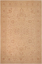 handmade Traditional Kafkaz Beige Brown Hand Knotted RECTANGLE 100% WOOL area rug 10 x 13